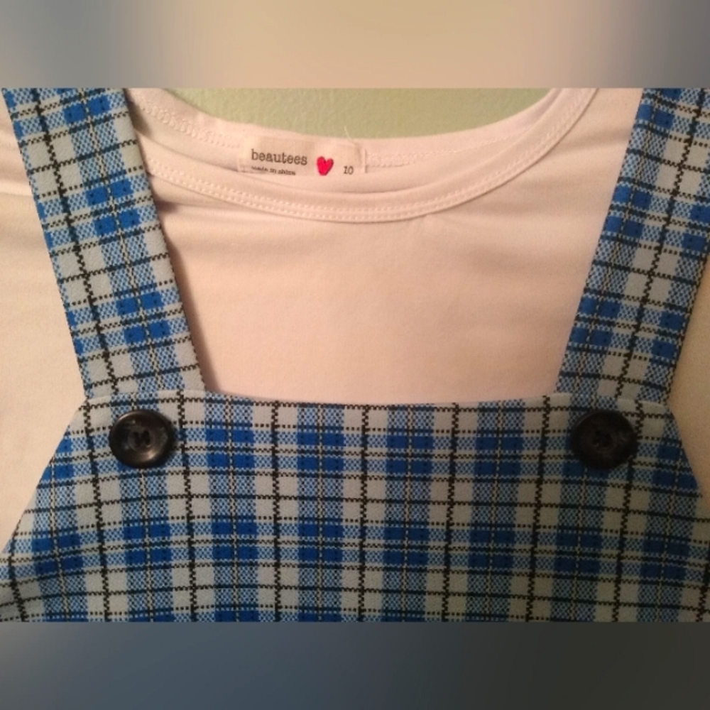 Girl' Jumper Dress with Tshirt.